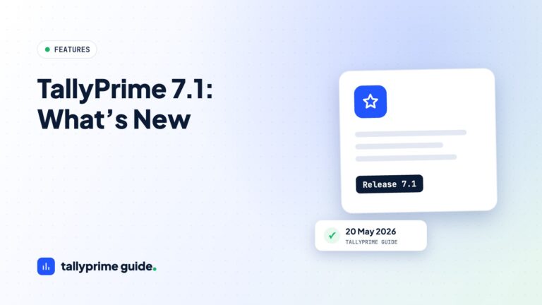 TallyPrime 7.1: What’s New