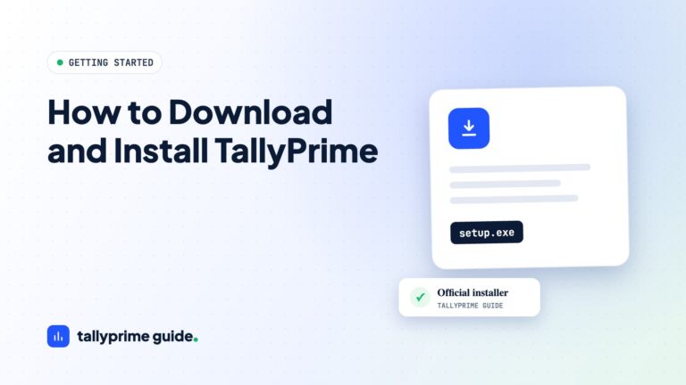 How to Download and Install TallyPrime